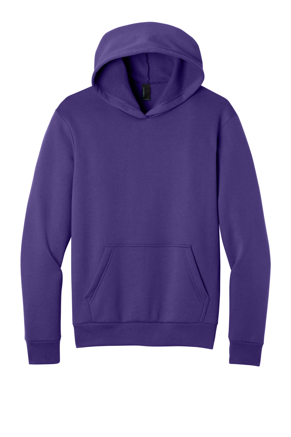 Port & Co Men's   Easy Fleece Pullover Hooded Sweatshirt PC68H