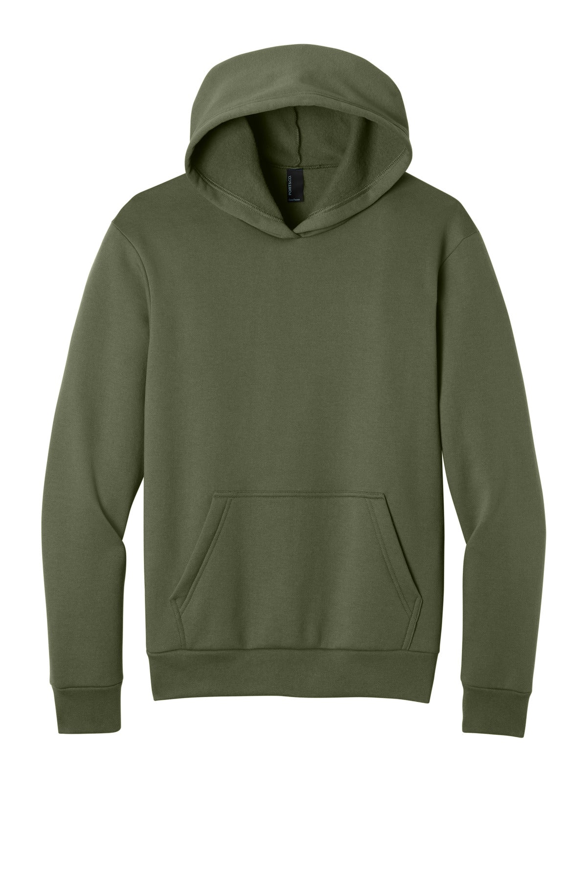 Port & Co Men's   Easy Fleece Pullover Hooded Sweatshirt PC68H