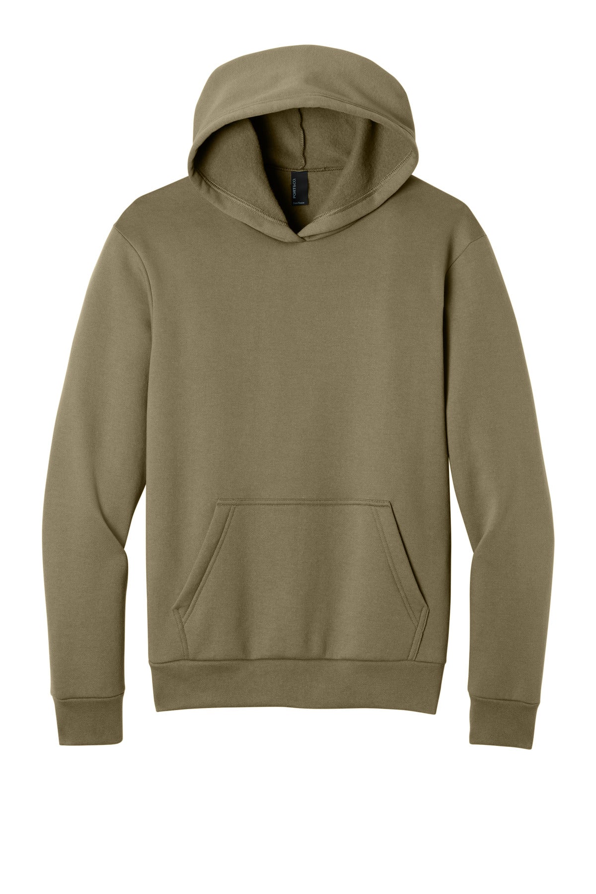 Port & Co Men's   Easy Fleece Pullover Hooded Sweatshirt PC68H
