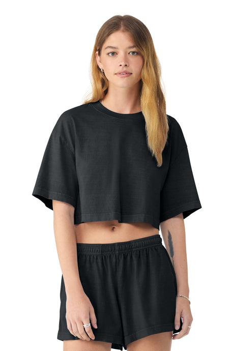 Bella + Canvas Women's   Heavyweight Garment-Dyed Cropped Tee BC6882GD