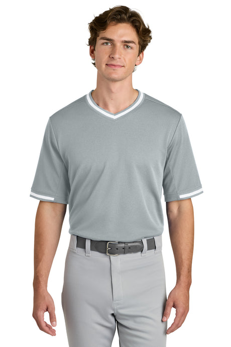 Sport-Tek Men's   Tough Mesh V-Neck Baseball Jersey ST221