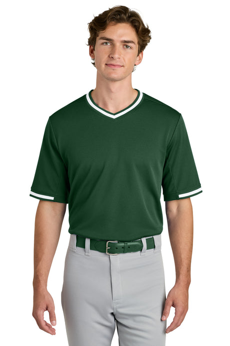 Sport-Tek Men's   Tough Mesh V-Neck Baseball Jersey ST221