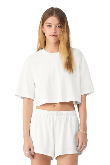 Bella + Canvas Women's   Heavyweight Garment-Dyed Cropped Tee BC6882GD