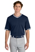 Sport-Tek Men's   Tough Mesh V-Neck Baseball Jersey ST221