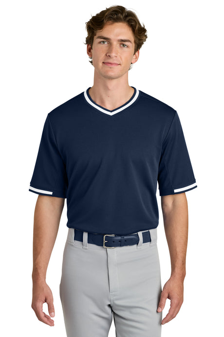Sport-Tek Men's   Tough Mesh V-Neck Baseball Jersey ST221