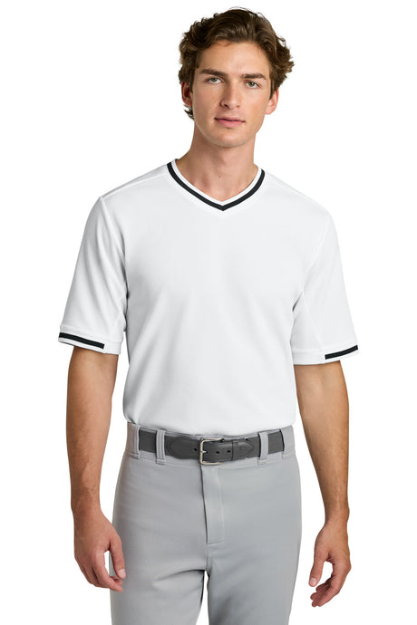 Sport-Tek Men's   Tough Mesh V-Neck Baseball Jersey ST221