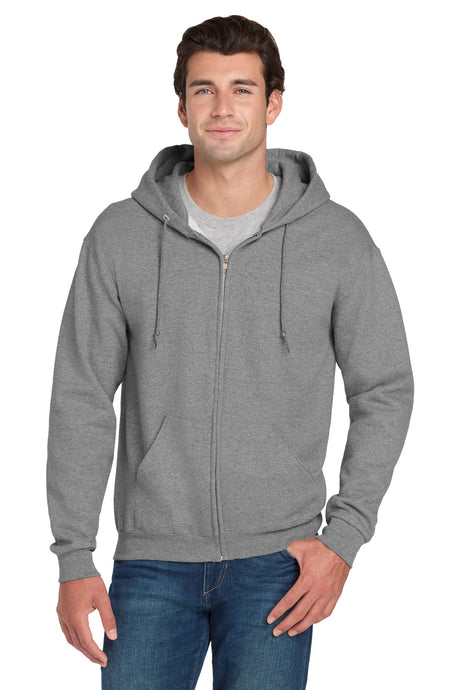 Jerzees Men's   Super Sweats   NuBlend   Full-Zip Hooded Sweatshirt