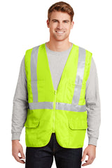 CornerStone Men's   ANSI 107 Class 2 Mesh Back Safety Vest
