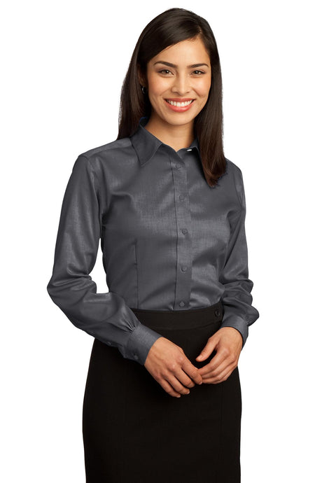 Red House Women's   Non-Iron Pinpoint Oxford Shirt