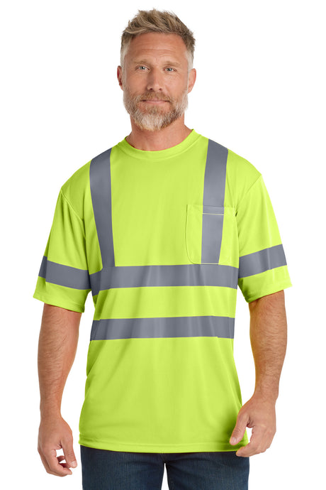 CornerStone Men's   ANSI 107 Class 3 Short Sleeve Snag-Resistant Reflective T-Shirt