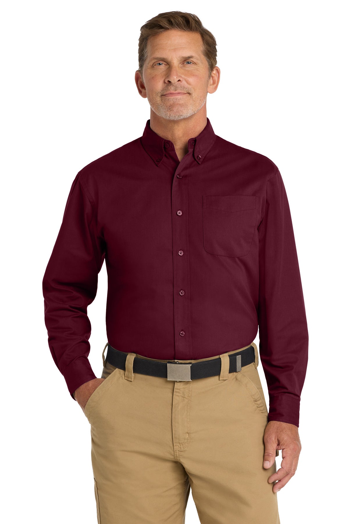 CornerStone Men's   Long Sleeve SuperPro   Twill Shirt