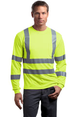 CornerStone Men's   ANSI 107 Class 3 Long Sleeve Snag-Resistant Reflective T-Shirt