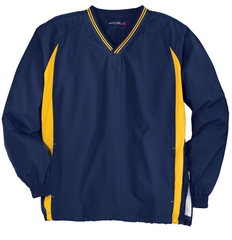 Sport-Tek Men's   Tall Tipped V-Neck Raglan Wind Shirt