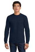 Gildan Men's   Ultra Cotton   100% US Cotton Long Sleeve T-Shirt with Pocket