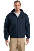 CornerStone Men's   Tall Duck Cloth Hooded Work Jacket