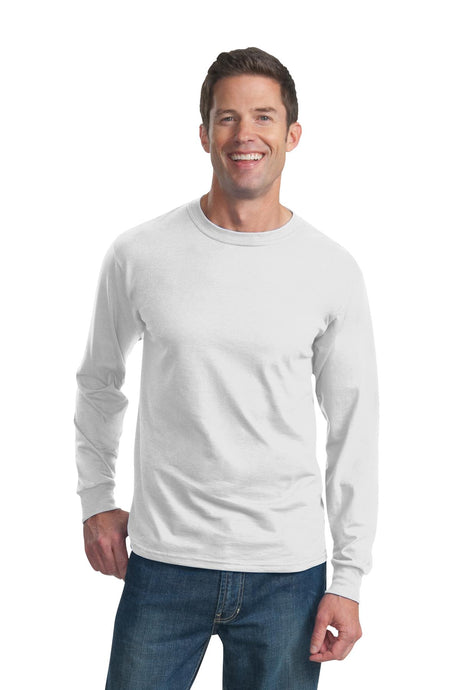 Fruit of the Loom Men's   HD Cotton   100% Cotton Long Sleeve T-Shirt