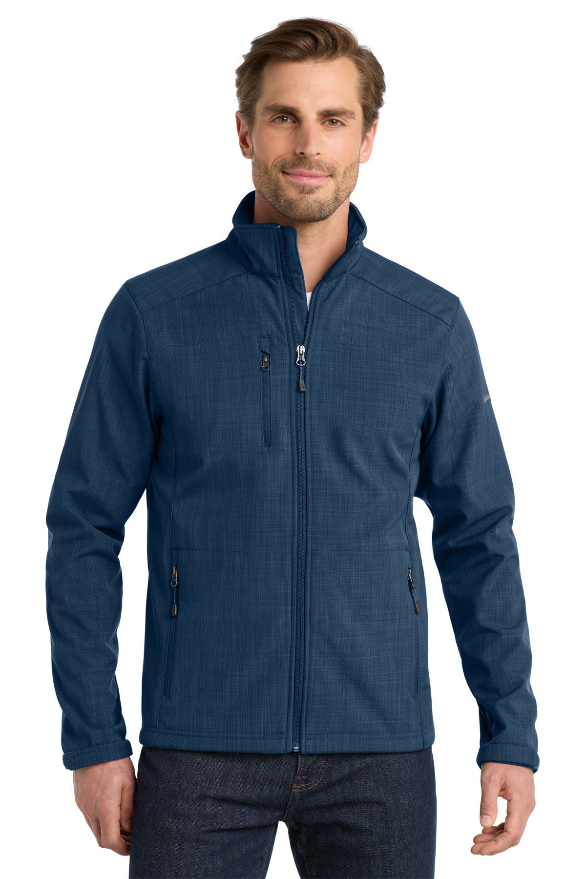 Eddie Bauer Men's   Shaded Crosshatch Soft Shell Jacket