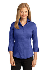 Red House Women's   3/4-Sleeve Nailhead Non-Iron Shirt