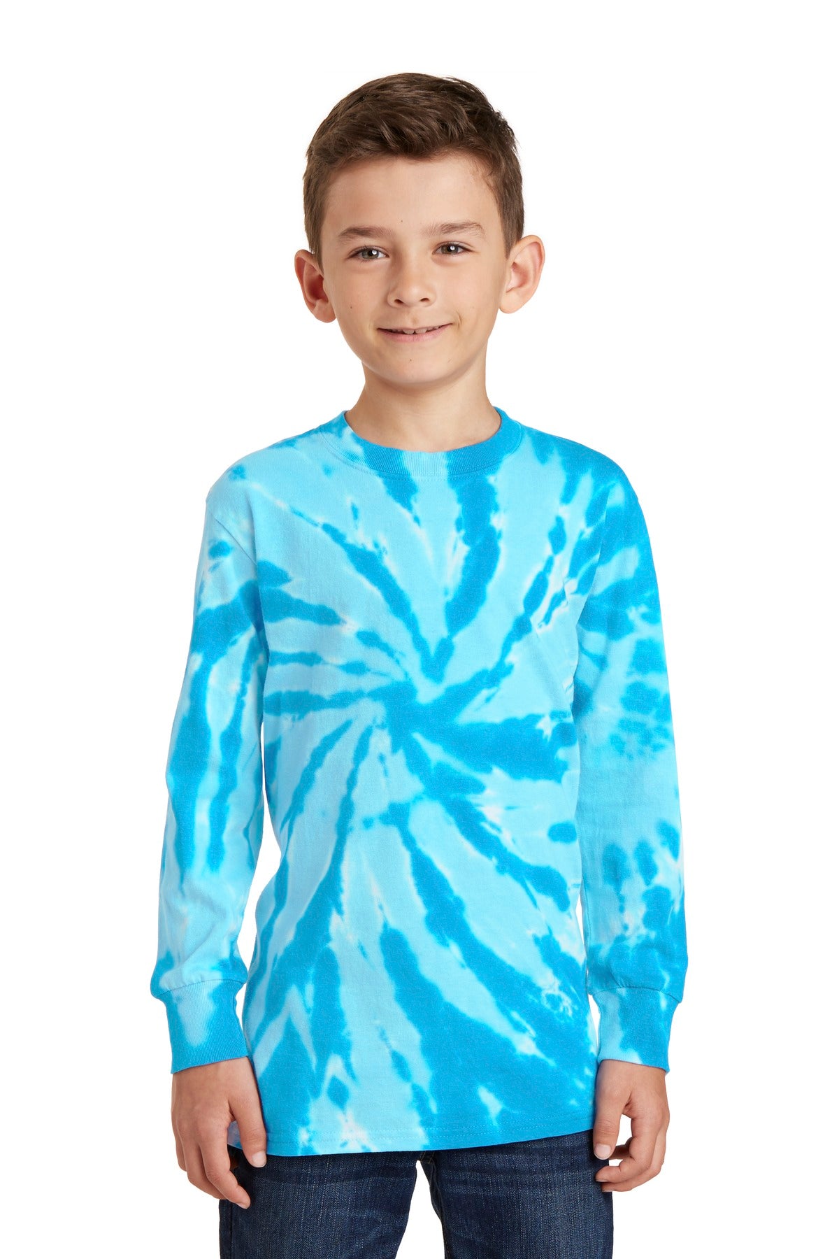 Port & Co Youth   Tie-Dye Long Sleeve Tee