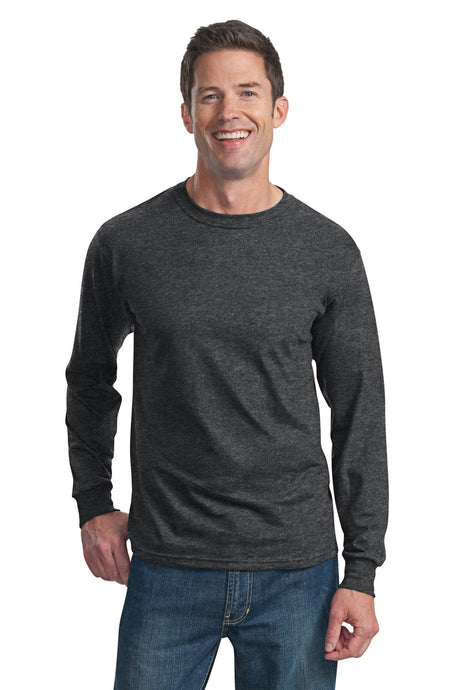 Fruit of the Loom Men's   HD Cotton   100% Cotton Long Sleeve T-Shirt