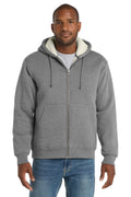 CornerStone Men's   Heavyweight Sherpa-Lined Hooded Fleece Jacket