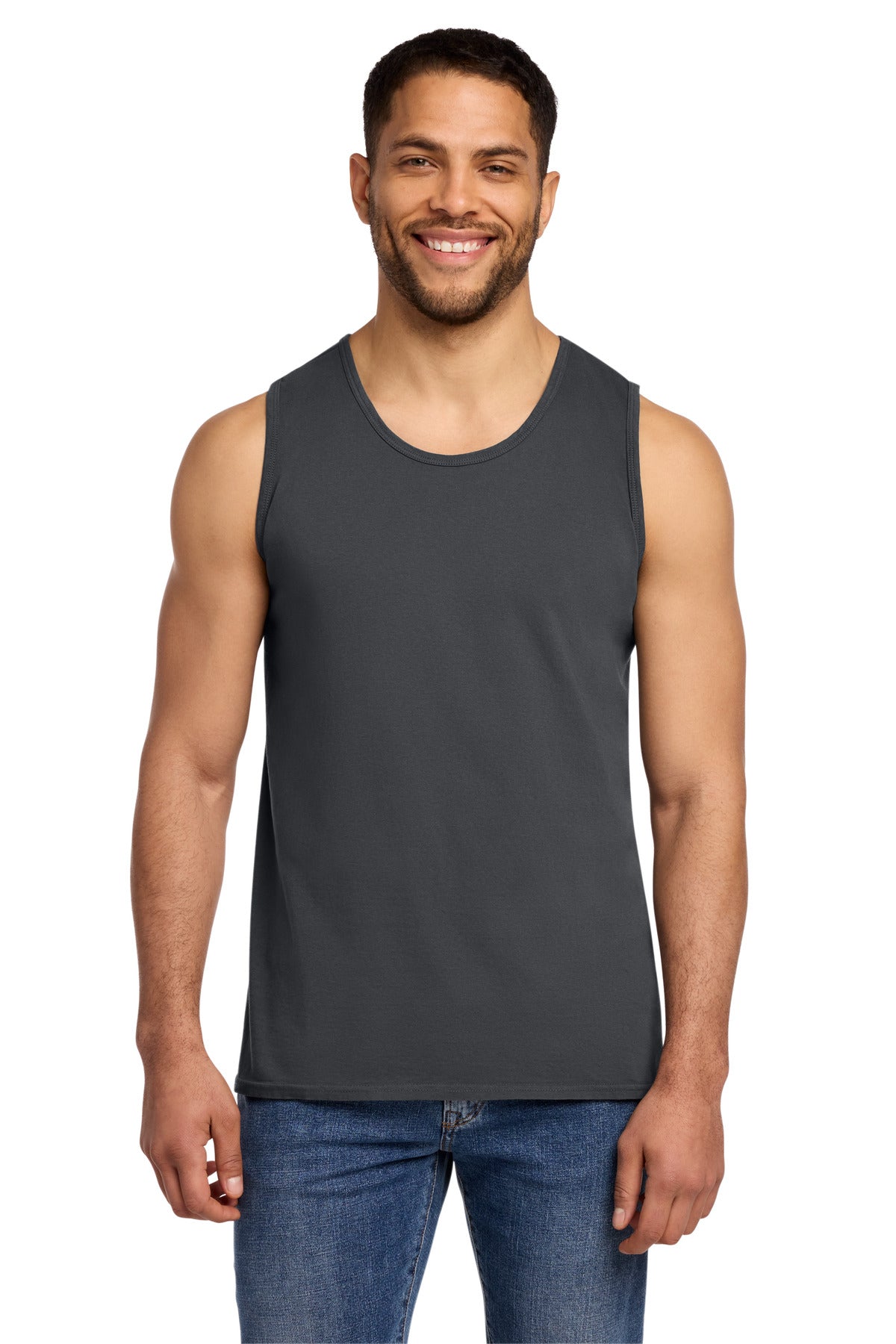 Port & Co Men's   Beach Wash   Garment-Dyed Tank