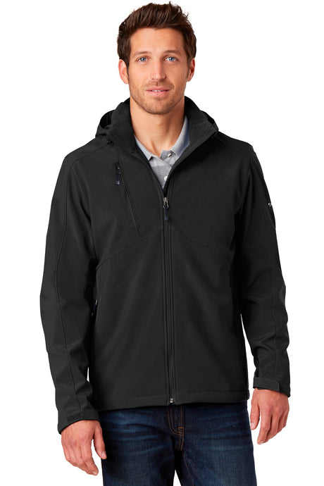 Eddie Bauer Men's   Hooded Soft Shell Parka