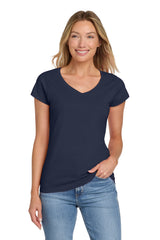 Gildan Women's Softstyle   Fit V-Neck T-Shirt