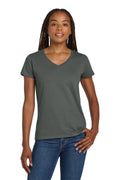 Gildan Women's   Heavy Cotton   100% Cotton V-Neck T-Shirt
