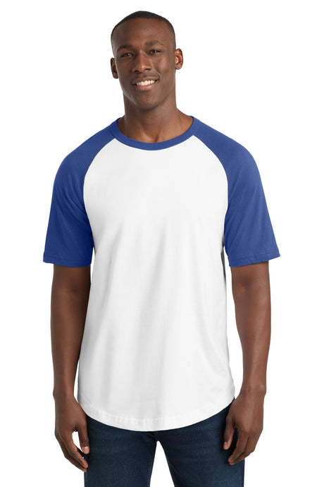 Sport-Tek Men's   Short Sleeve Colorblock Raglan Jersey