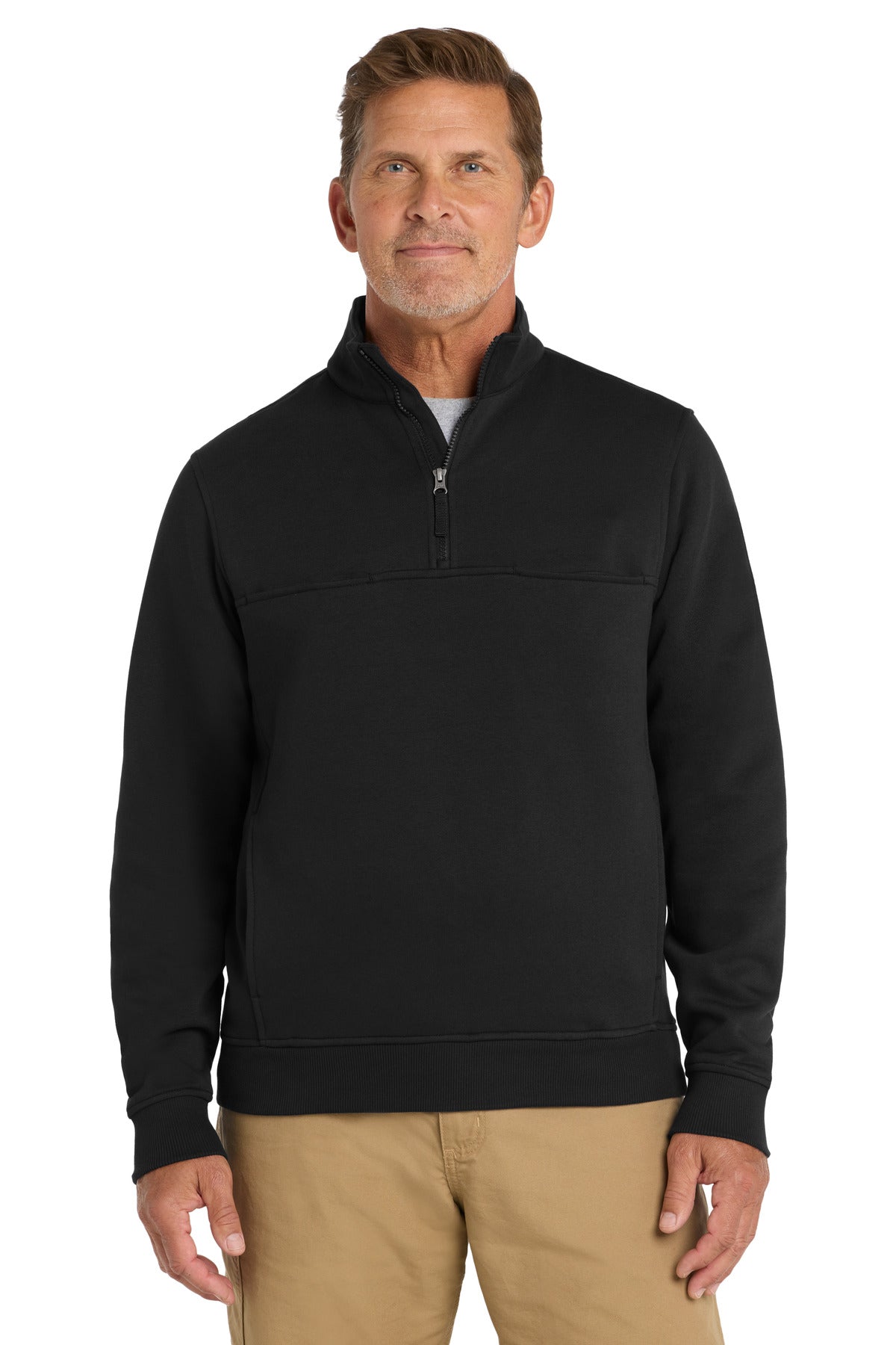 CornerStone Men's   1/2-Zip Job Shirt