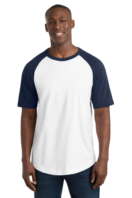 Sport-Tek Men's   Short Sleeve Colorblock Raglan Jersey
