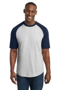 Sport-Tek Men's   Short Sleeve Colorblock Raglan Jersey