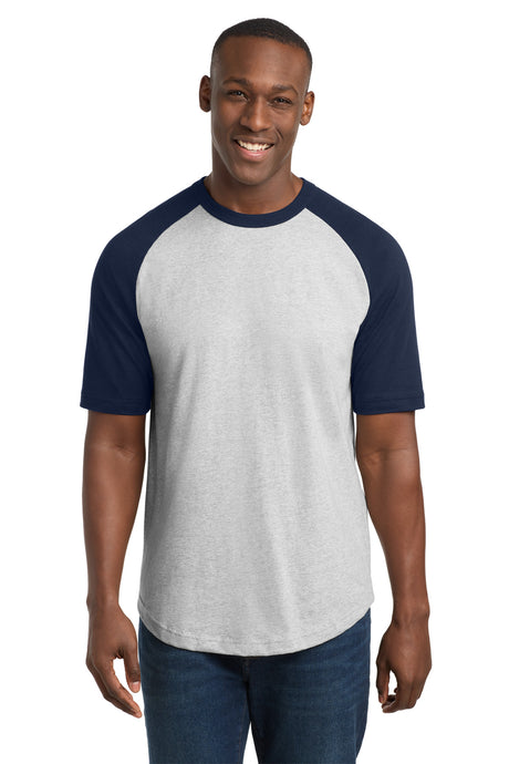 Sport-Tek Men's   Short Sleeve Colorblock Raglan Jersey