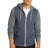 Alternative Apparel Men's Colorblock Rocky Eco  -Fleece Zip Hoodie