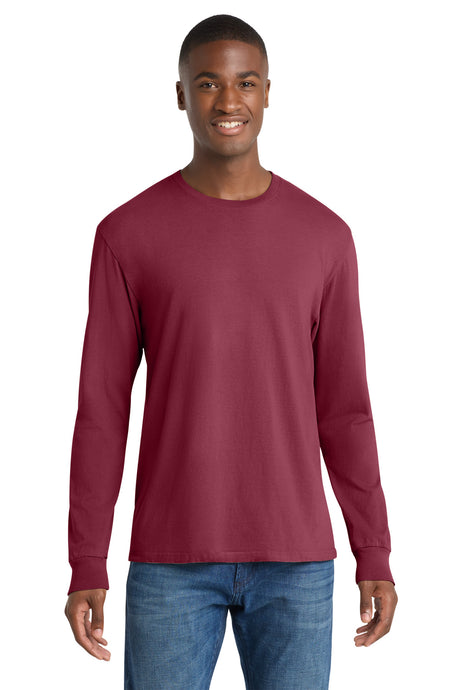 Port & Co Men's   Beach Wash   Garment-Dyed Long Sleeve Tee PC099LS