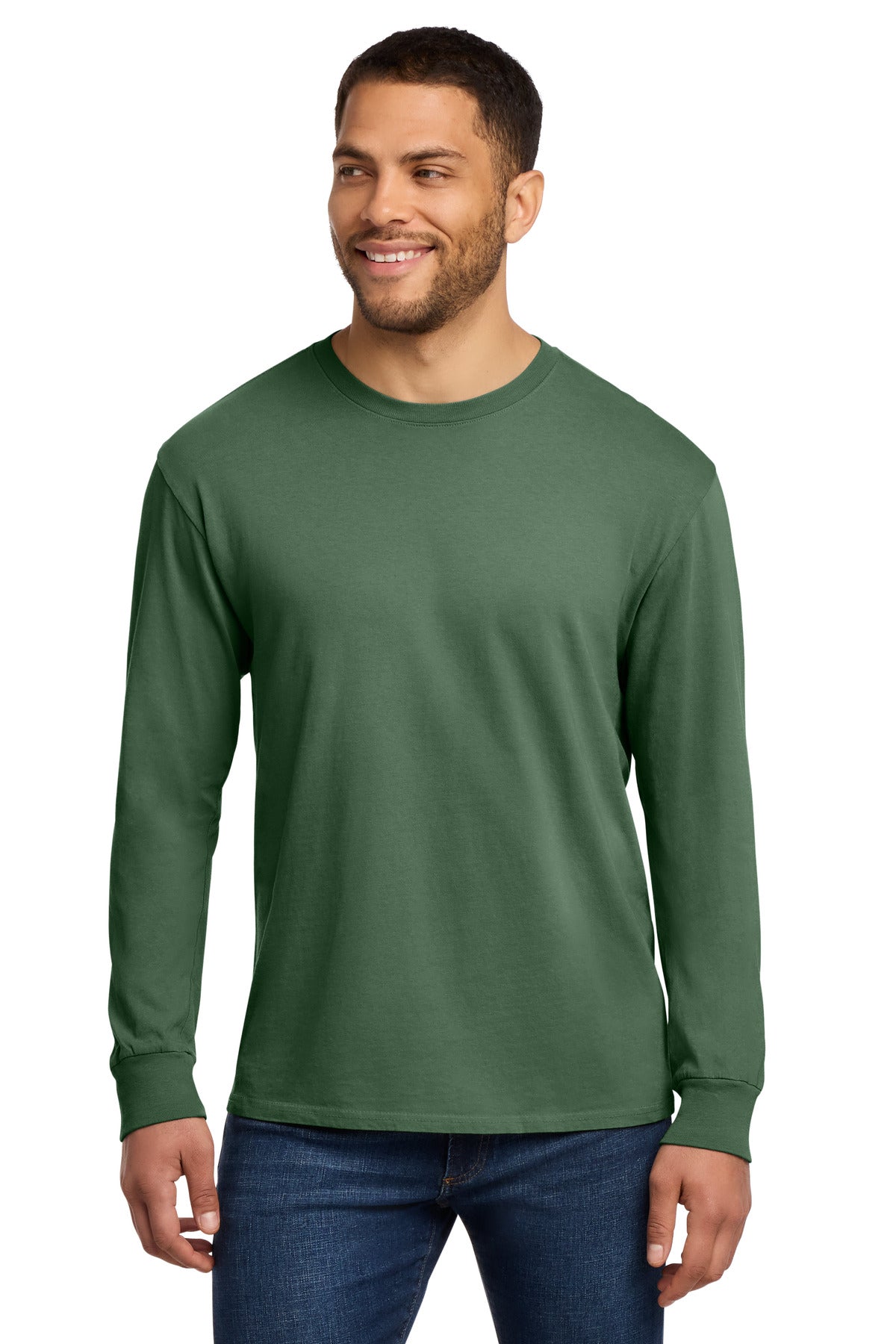 Port & Co Men's   Beach Wash   Garment-Dyed Long Sleeve Tee PC099LS