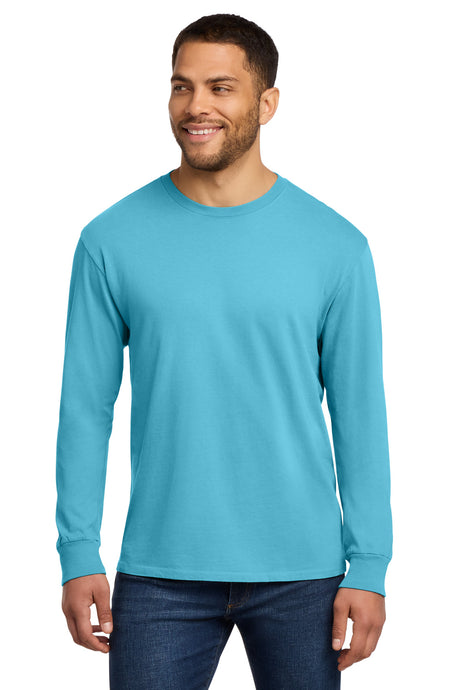 Port & Co Men's   Beach Wash   Garment-Dyed Long Sleeve Tee PC099LS