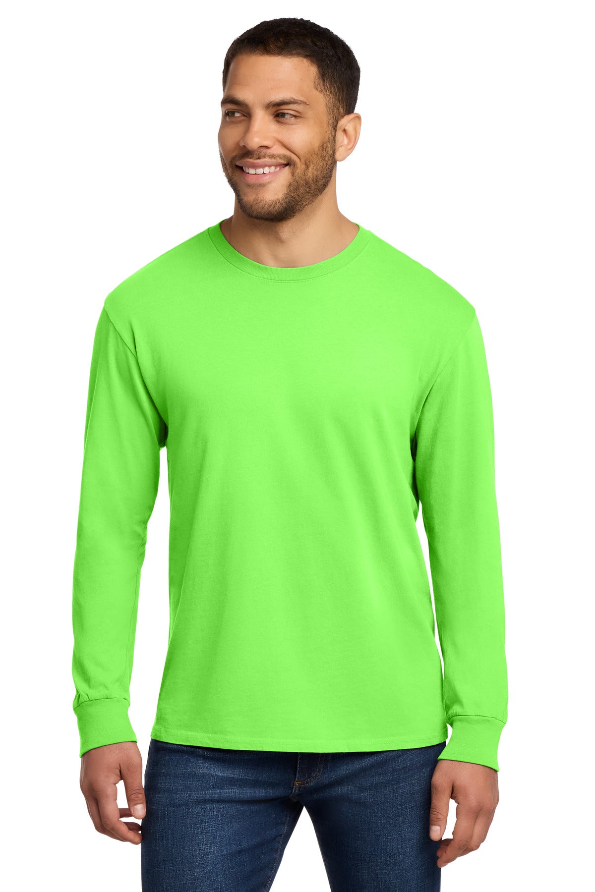 Port & Co Men's   Beach Wash   Garment-Dyed Long Sleeve Tee PC099LS
