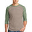 Alternative Apparel Men's Dugout 3/4-Sleeve Vintage Tee