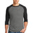 Alternative Apparel Men's Dugout 3/4-Sleeve Vintage Tee