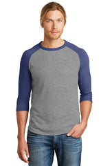 Alternative Apparel Men's Dugout 3/4-Sleeve Vintage Tee