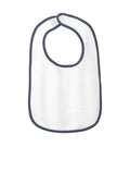Rabbit Skins Men's   Infant Contrast Trim Terry Bib