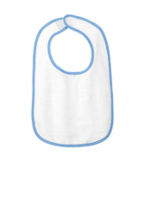 Rabbit Skins Men's   Infant Contrast Trim Terry Bib