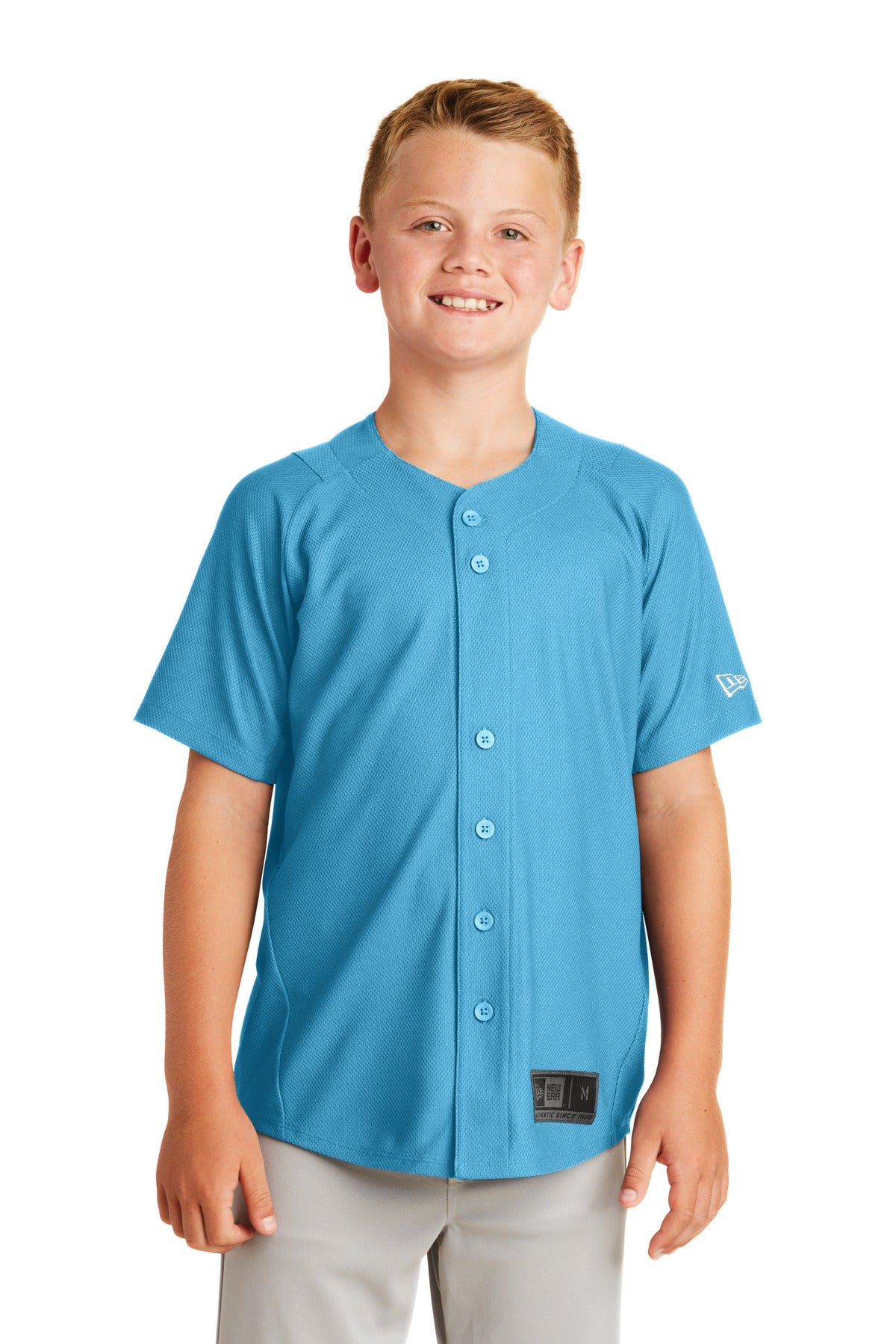 New Era Youth    Diamond Era Full-Button Jersey