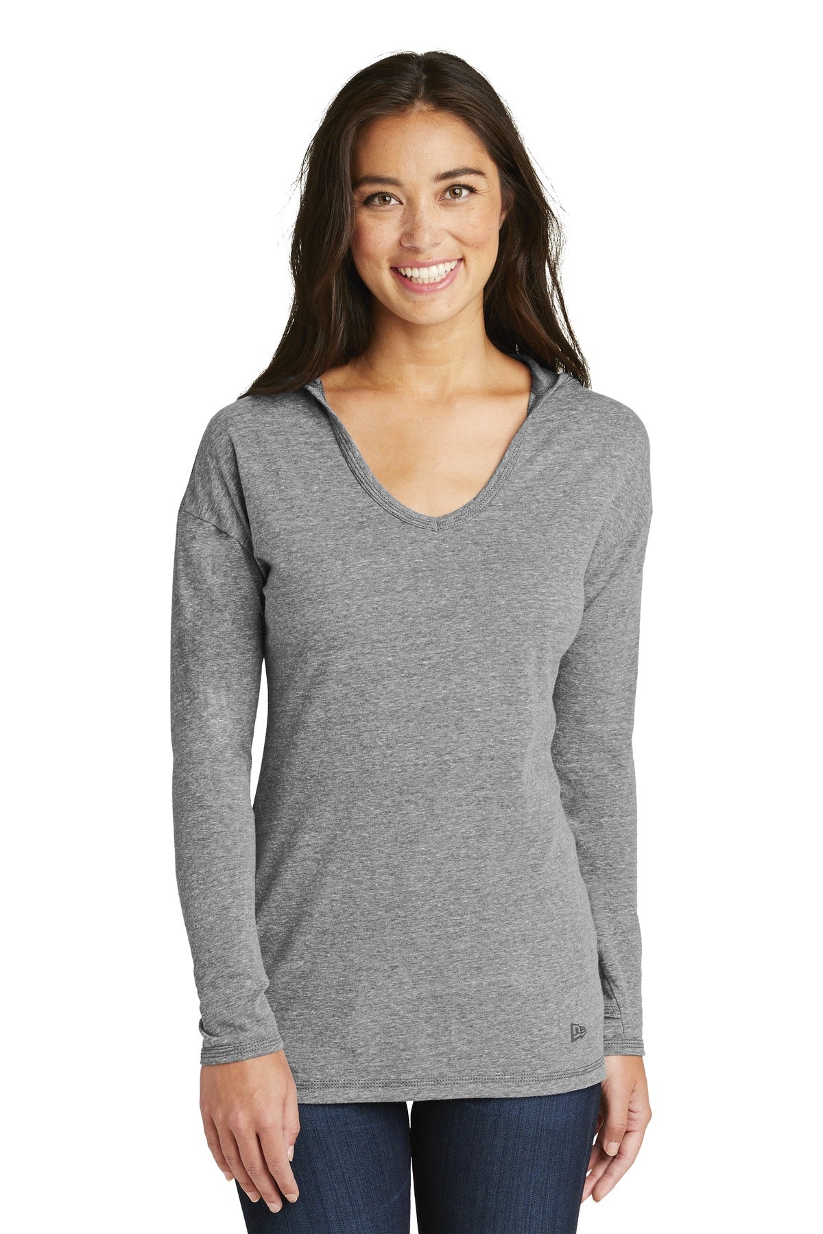 New Era Women's    Tri-Blend Performance Pullover Hoodie Tee