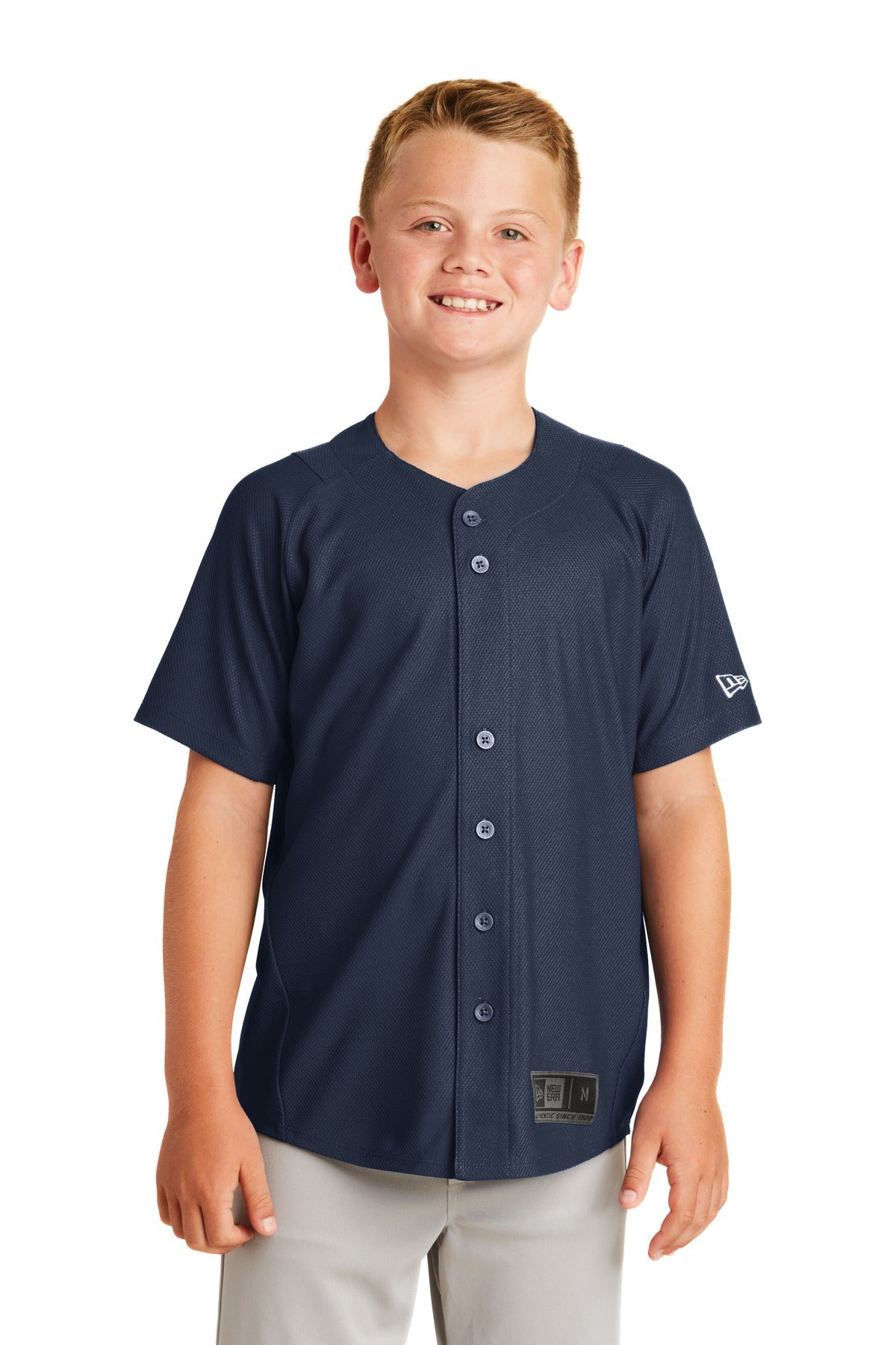New Era Youth    Diamond Era Full-Button Jersey