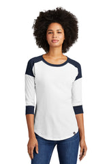 New Era Women's    Heritage Blend 3/4-Sleeve Baseball Raglan Tee