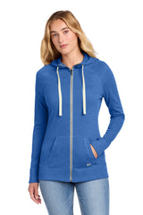 New Era Women's   Sueded Cotton Blend Full-Zip Hoodie