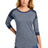 New Era Women's    Heritage Blend 3/4-Sleeve Baseball Raglan Tee